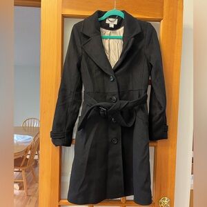 H&M Black Trench Coat for Women
